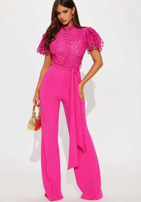 jumpsuit Fashion Nova Women's Donella Crepe Jumpsuit Fashion Nova $47.99