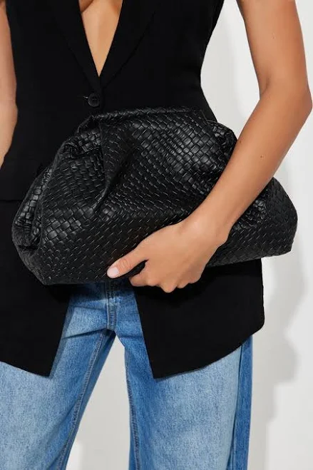 bag Fashion Nova Women's Effortless Touch Faux Leather Clutch Fashion Nova $29.99