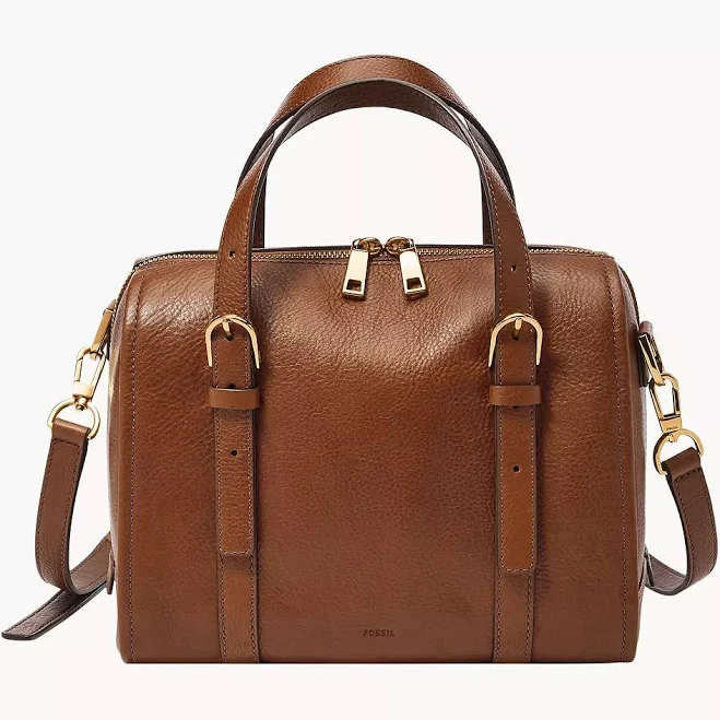 bag Fossil Women's Carlie Leather Satchel Handbag Fossil $250