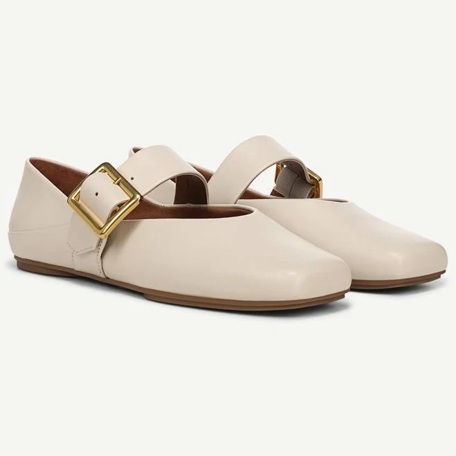 shoes Franco Sarto Women's Oakes Square Toe Leather Mary Jane Flats Franco Sarto $99.99