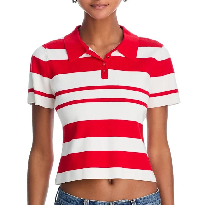 top French Connection Women's Maxime Knit Striped Top Bloomingdale's $59