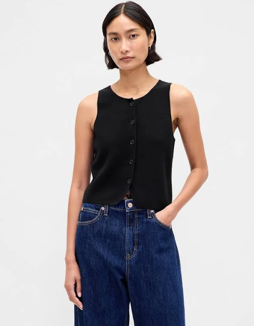 top Gap Women's Cashsoft Tailored Vest Gap $49.99