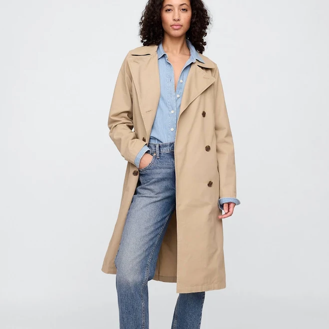 trench coat Gap Women's Modern Trench Coat Gap Factory $51.99