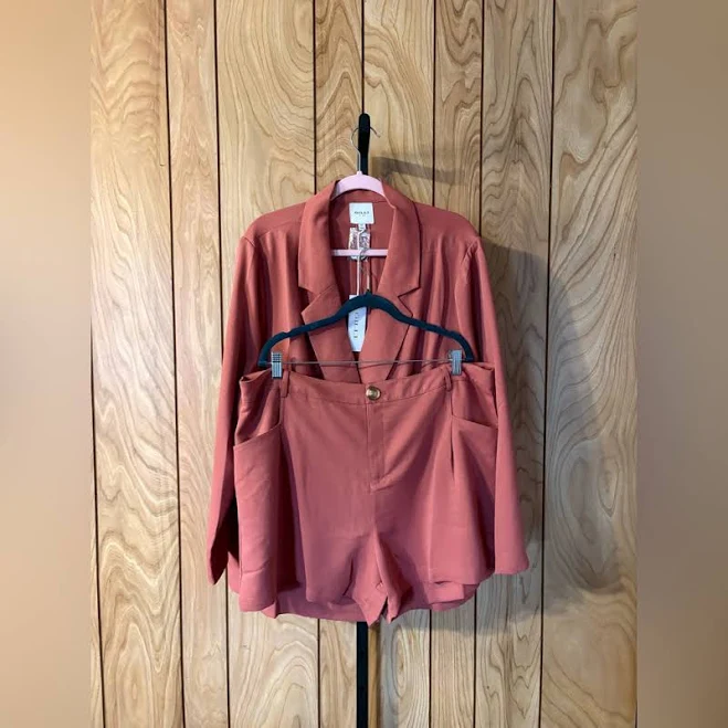 matching set Gilli Blazer & High-Waisted Shorts Matching Set Poshmark $48