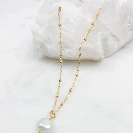 accessory Gold Filled Freshwater Pearl Pendant Necklace Etsy - TheJewelryStandard $29.6