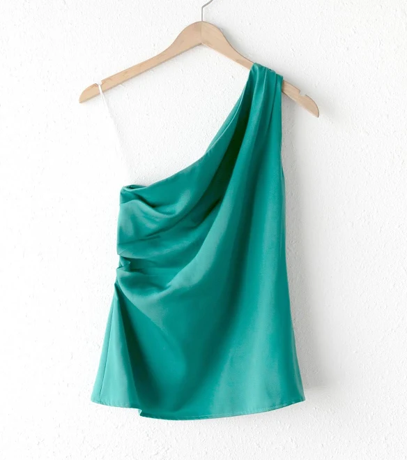 asymmetric neck top Greylin Rita One Shoulder Top Greylin $57.4