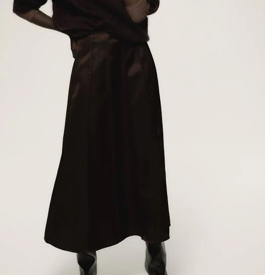 skirt H&M A-Line Satin Skirt H&M $49.99