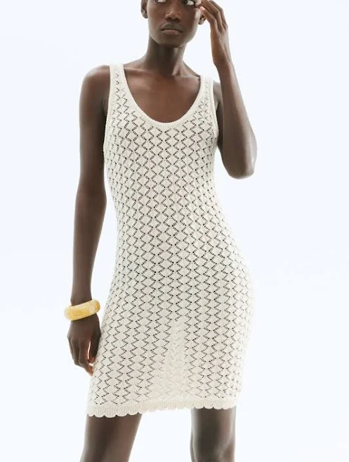 dress H&M Ladies Crochet-Look Dress H&M $39.99
