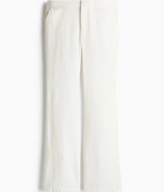pants H&M Ladies Linen-Blend Dress Pants H&M $29.99