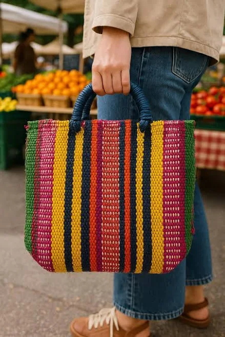 bag Handwoven Straw Bag Etsy - Seller $20