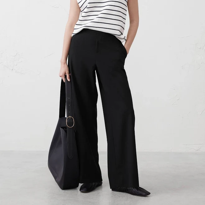 bottoms Hayden Wide-Leg Pants Banana Republic Factory $60