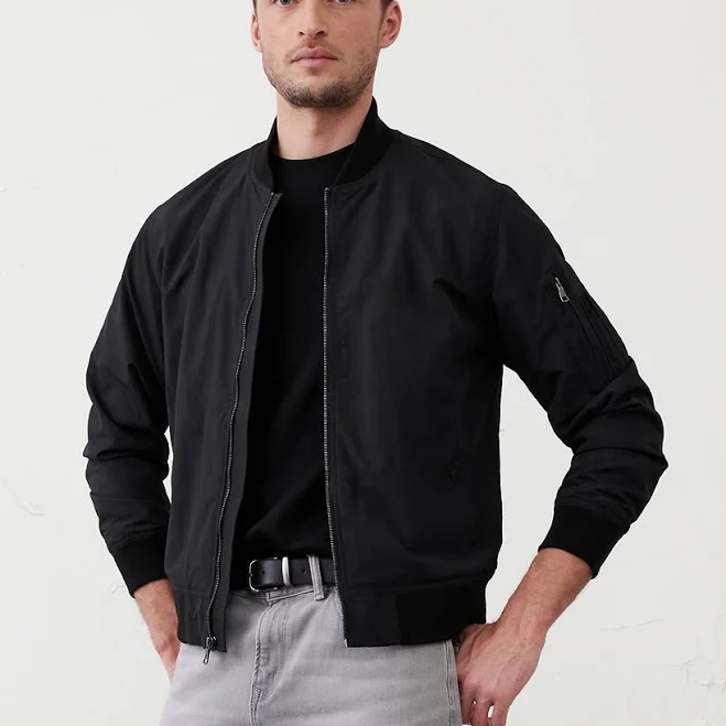 outerwear Heritage Men's Bomber Jacket Banana Republic Factory $67.5