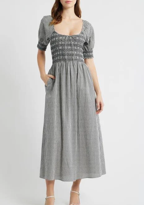 sundress Hill House Home Women's Madeline Nap Gingham Dress Nordstrom $228