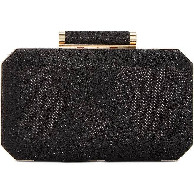 bag INC International Concepts Lindsayy XX Lurex Clutch Macy's $55.65
