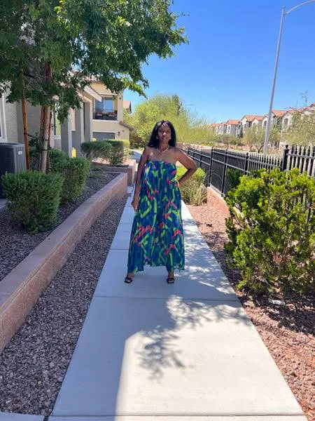 jumpsuit Island Breeze Strapless Jumpsuit Kiwi's Boutique $69