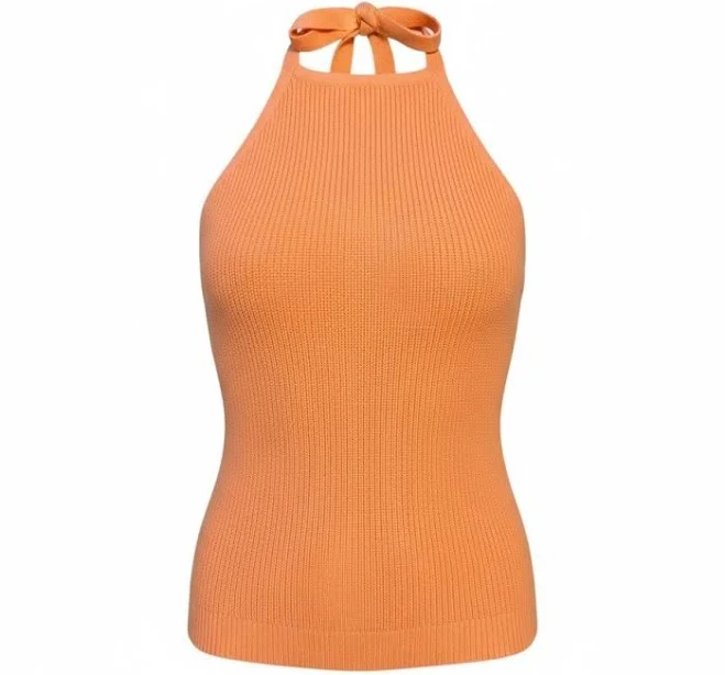 matching set J.crew Coral Peach Ribbed Knit Halter Top Sleeveless Summer Tank Xl eBay - revibe_resale_co $27.99