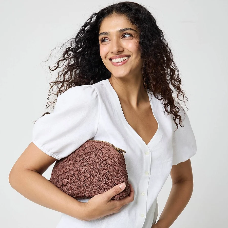 bag J.Crew Women's Raffia Woven Clutch J.Crew Factory $39.5