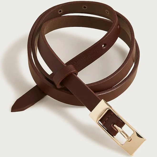 accessory J.Crew Women's Skinny Italian Leather Belt J.Crew $34.5