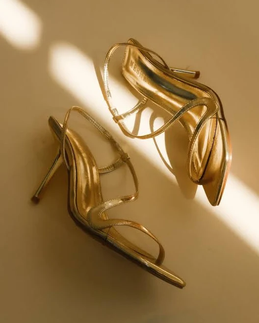 shoes Jaska Metallic High Heel Meshki meshki.us $89