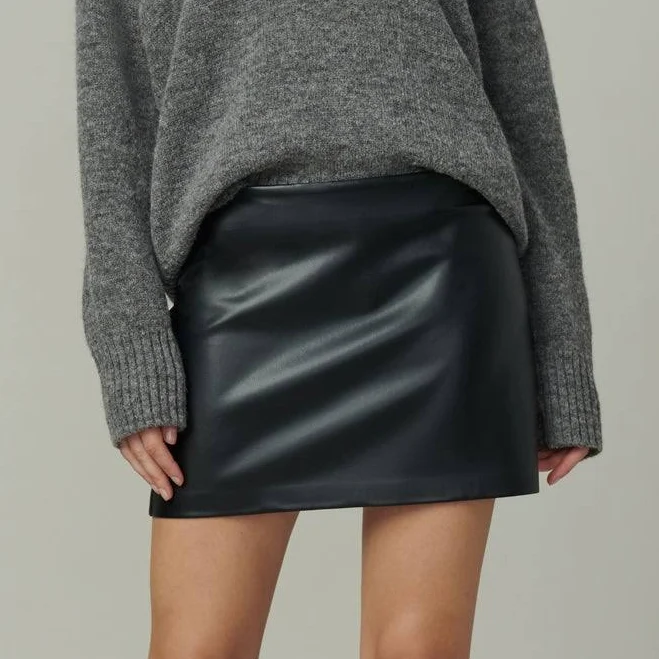 bottom Joe's Women's Faux Leather Mini Skirt Joe's Jeans $84