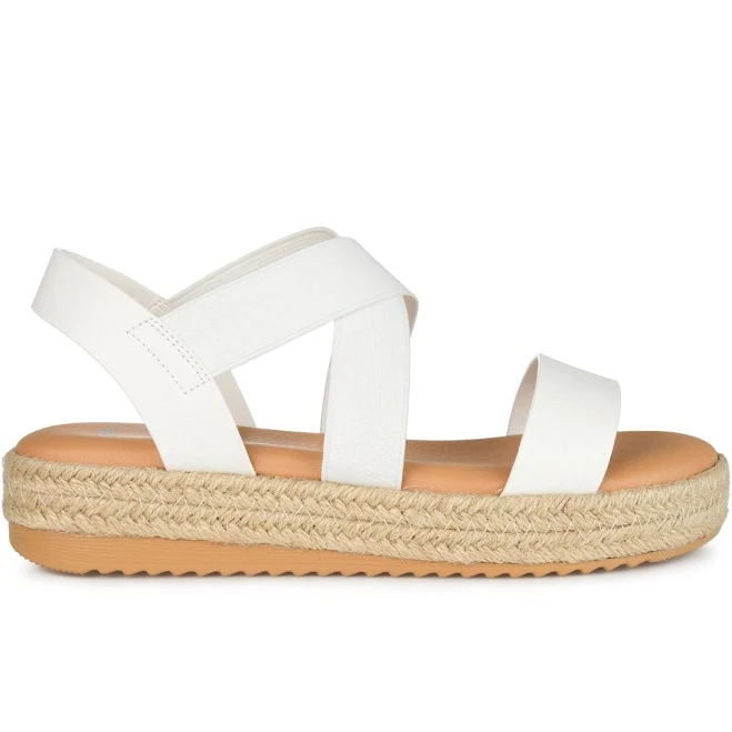 shoes JOURNEE Collection Caroline Platform Espadrille Sandals DSW $39.99
