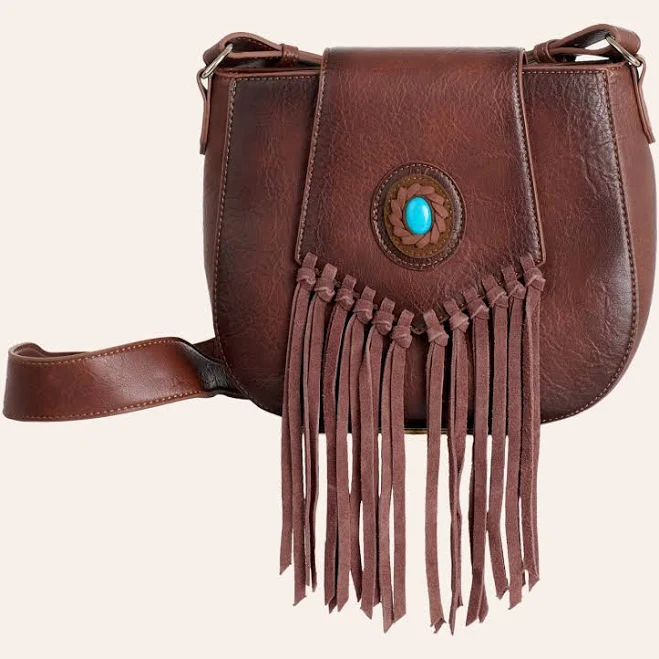bag Justin Women's Concho Fringe Crossbody Bag Cavender's Boot City Western Store $62.98