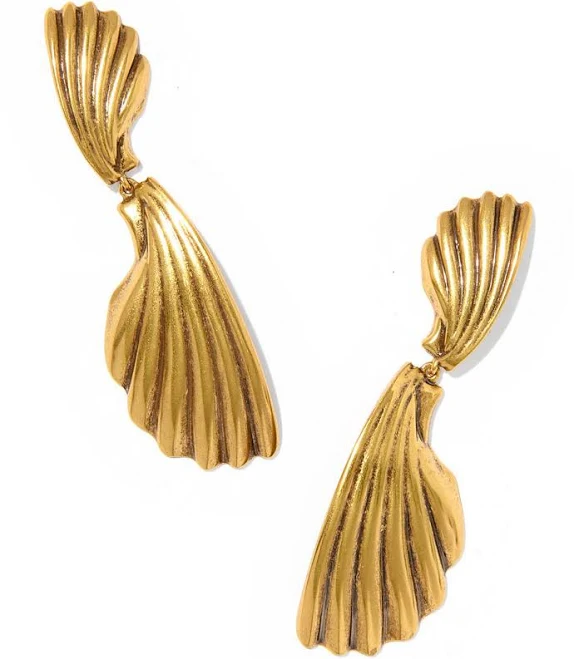 accessory Kendra Scott Alexa Vintage Gold Statement Drop Earrings Dillard's $150