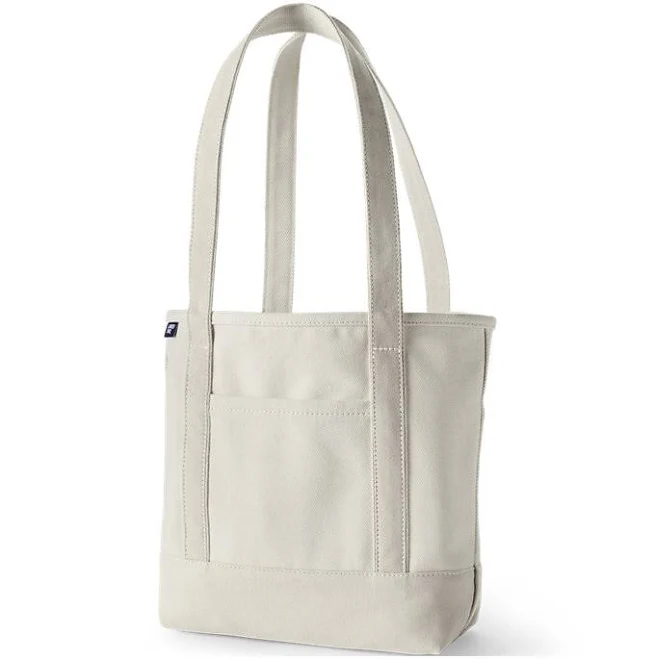 bag Lands' End Open Top Long Handle Canvas Tote Bag Lands' End $27.96