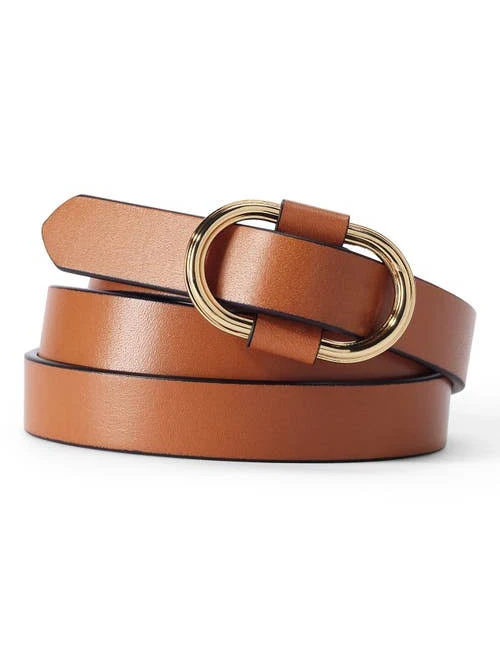 accessory Lands' End Women's Adjustable Skinny Leather Belt Nordstrom $44.96