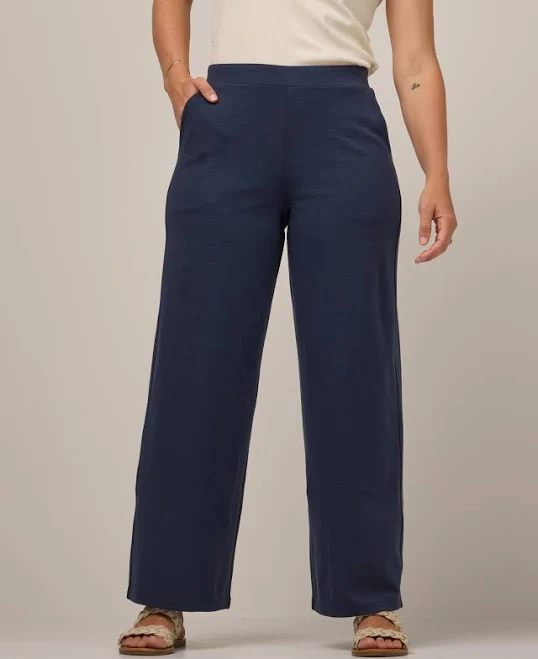 pants Lane Merino Wool Wide Leg Ponte Pants wool& $188