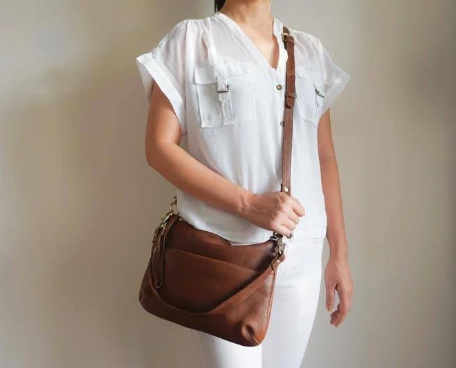 bag Leather Cross Body Bag Carry Goods Co. $110