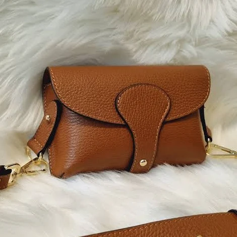 bag Leather Crossbody Bag with Gold Hardware Etsy - Seller $50.75
