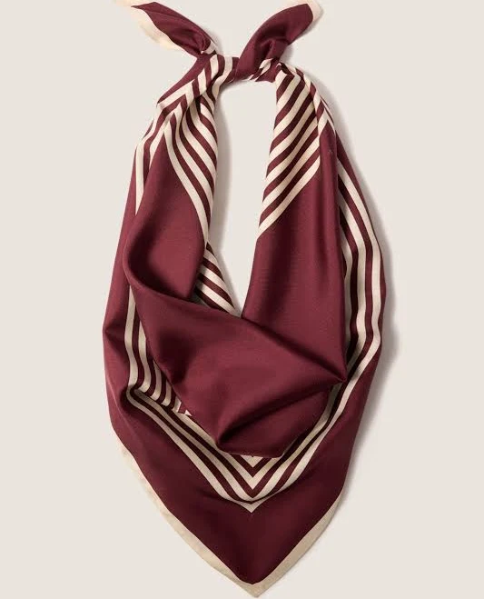 accessory Lescarf Women's Striped Silk Scarf Evereve $105