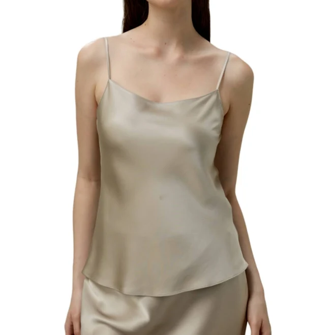 top Lilysilk Women's Double-Faced Silk Charmeuse Camisole Bloomingdale's $87.2