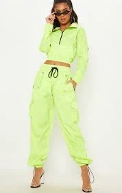 cargo pants Lime Shell Multi Pocket Detail Cargo Pants - Size 0 eBay $50