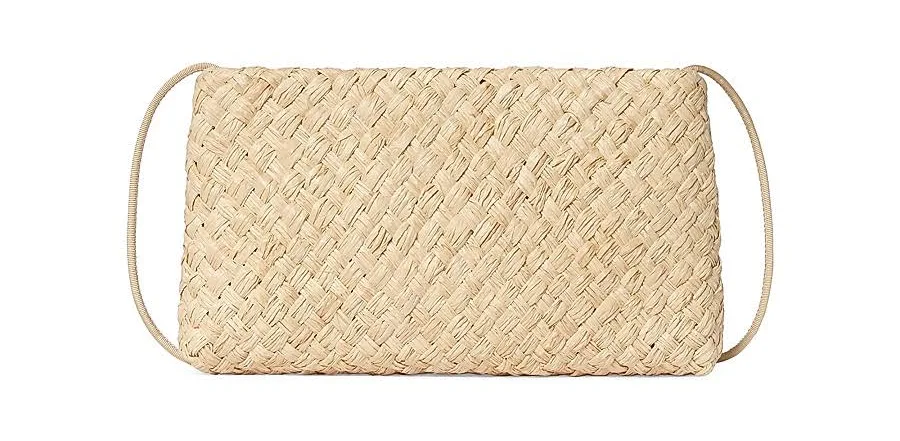 bag Loeffler Randall Women's Aviva Woven Straw Clutch Saks Fifth Avenue $206.5