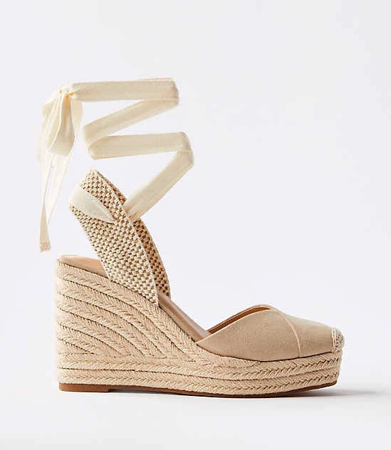 shoes Loft Women's Lace Up Espadrille Wedge LOFT $33.7