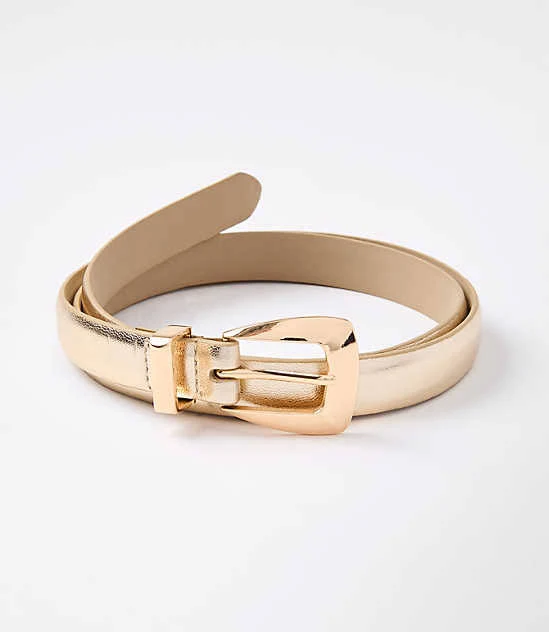 accessory Loft Women's Metallic Skinny Belt LOFT $29.99