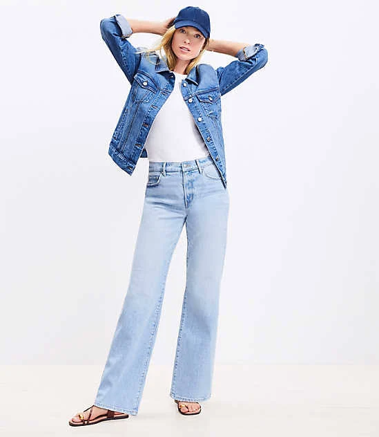 jeans Loft Women's Mid Rise Relaxed Straight Jeans LOFT $47.93