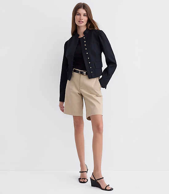 shorts Loft Women's Monroe Chino Bermuda Shorts LOFT $29.38