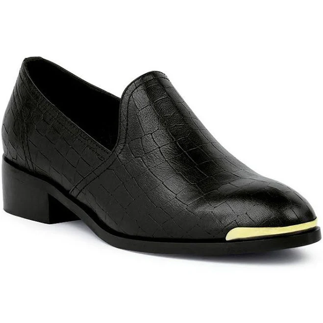 shoes London Rag Women's Lilliam Metal Highlight Casual Leather Loafers Kohl's $84.99