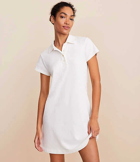 dress Lou & Grey Pique Polo Mini Dress LOFT $27.44
