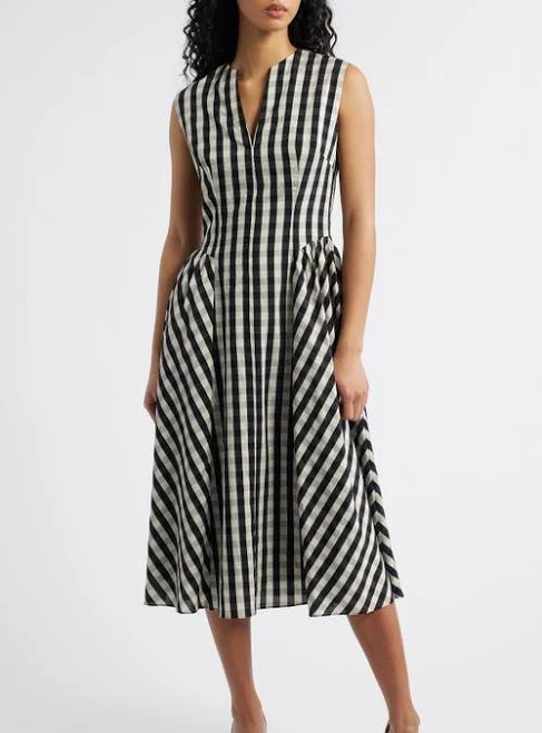sundress Lucy Paris Vivian Gingham Midi Dress Nordstrom $145