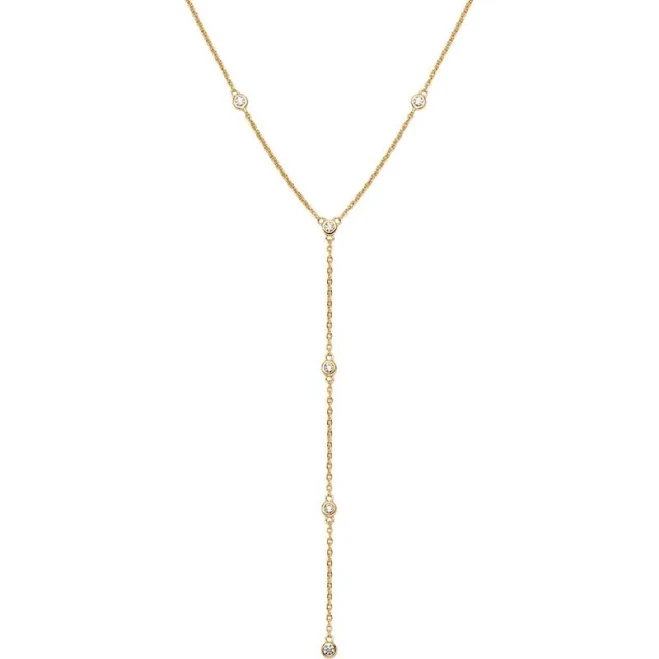 accessory Made By Mary CZ Poppy Lariat Necklace Nordstrom $130