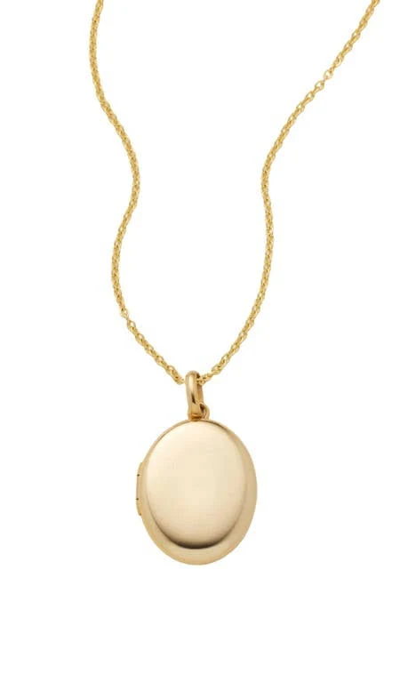 accessory Made By Mary Women's Mini Oval Locket Necklace Nordstrom $160