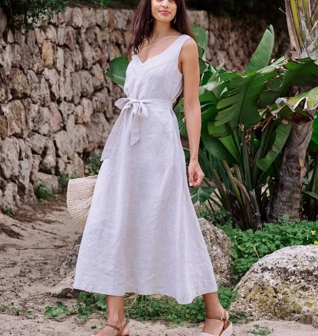 dress MagicLinen A-Line Linen Dress Chiloe MagicLinen $156
