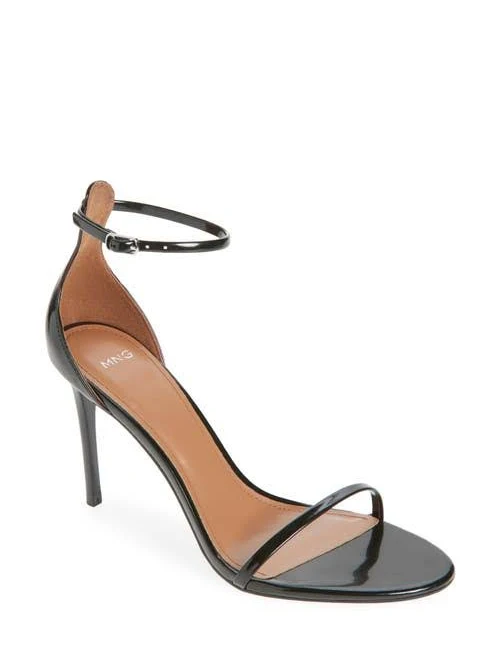 heels MANGO Women's Fina Strappy Heeled Sandals Nordstrom $45.49