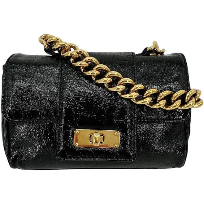 bag Marc Jacobs Textured Patent Leather Mini Chain Bag In Black eBay - flykamp $199
