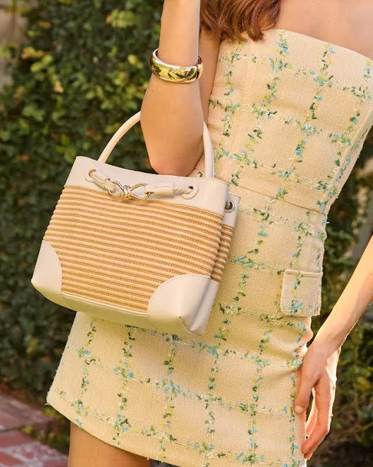 bag Margory Vegan Leather Straw Bag VICI $40.8