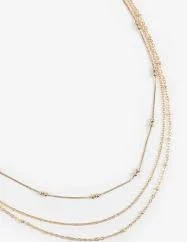 accessory maurices Women's Dainty Triple Layered Gold Necklace Maurices $7.98